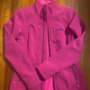 Women’s The North Face Jacket XS soft shell athletic jacket Apex Bionic hot pink